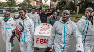 Protests over a US Ebola facility in Kenya highlight Africa’s growing resistance to Trump-era deals
