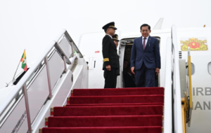 Myanmar’s president arrives in Beijing for state visit; trip expected to inject fresh momentum into bilateral ties, pragmatic co-op
