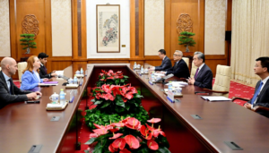 China’s top diplomat meets candidate for next UN secretary-general Espinosa