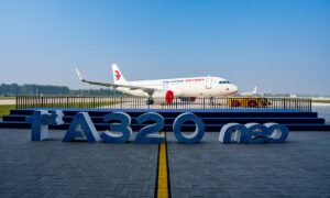 Airbus delivers first aircraft from its second A320 assembly line in China to China Eastern Airlines